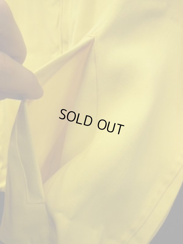 画像5: 1950'S AIRMAN YELLOW X BLACK TWO TONE RAYON GABERDINE JACKET/38-40 