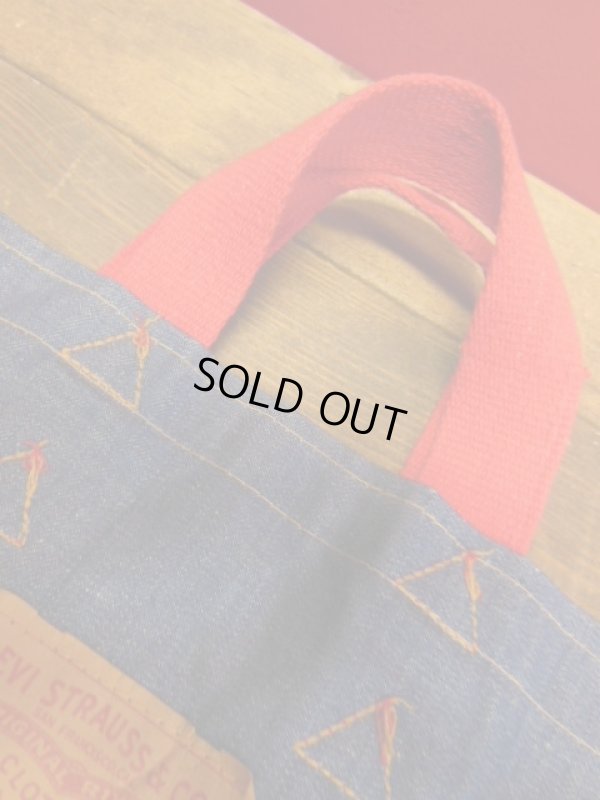 画像7: 1970'S LEVI'S Small"e" DENIM TOTE BAG ビンテージ リーバイス デニムトートバック
