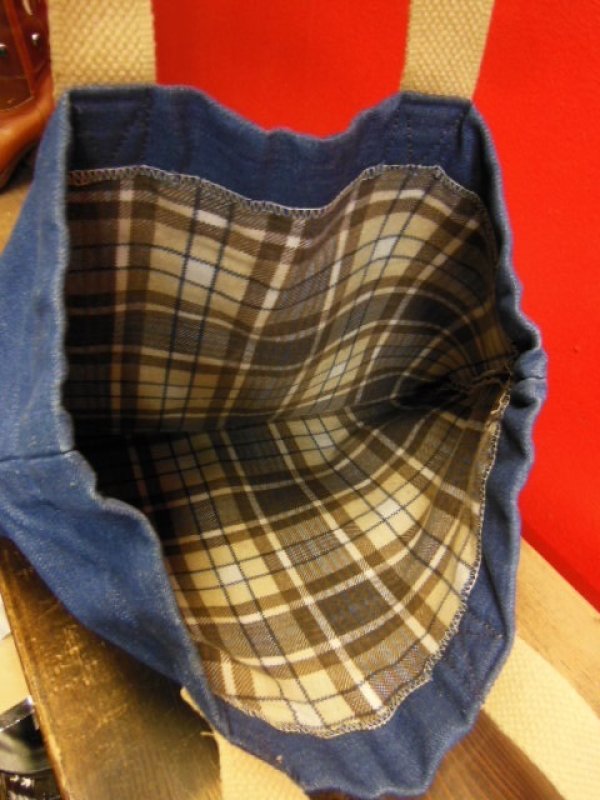 画像10: 1970'S DICKIES DENIM TOTE BAG ビンテージ ディッキーズ デニムトートバック