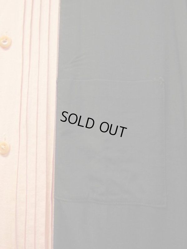 画像7: 1950'S DONJUAN BLACK X PINK TWO TONE RAYON SHIRT L/S SZ/M