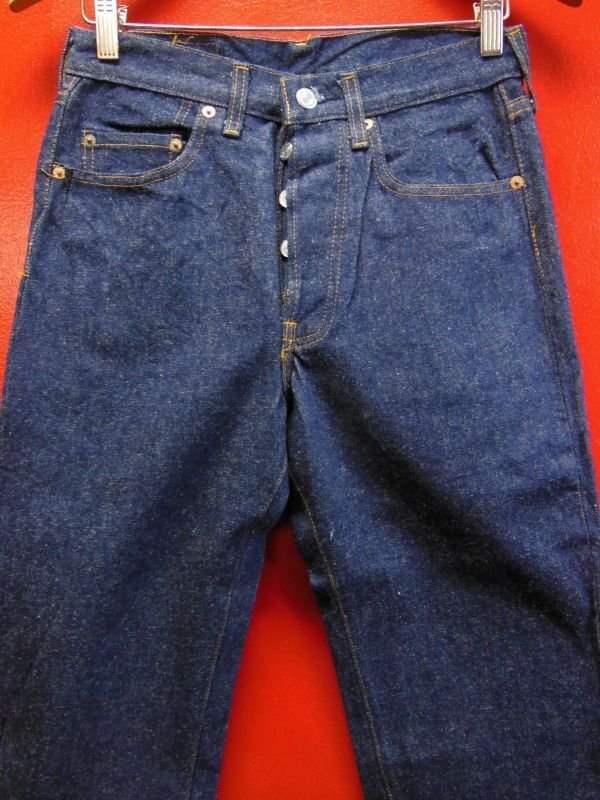 画像7: 1980'S DEADSTOCK UK LEVI'S 501 29X36/ビンテージ フラッシャー付 デッドストック 内股シングル 黒カン 
