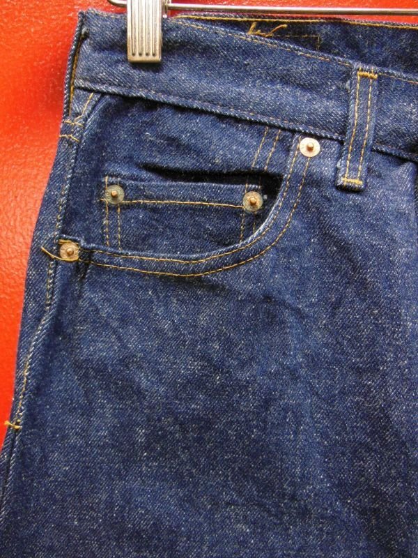 画像11: 1980'S DEADSTOCK UK LEVI'S 501 29X36/ビンテージ フラッシャー付 デッドストック 内股シングル 黒カン 