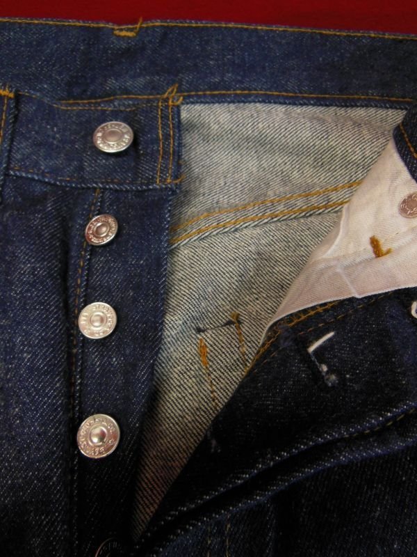 画像13: 1980'S DEADSTOCK UK LEVI'S 501 29X36/ビンテージ フラッシャー付 デッドストック 内股シングル 黒カン 