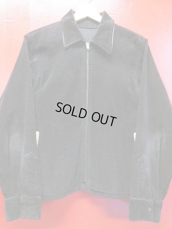 画像5: 1950'S SANATOGA ROLL-A-RAMA EMBROIDERED BLACK CORDUROY JKT