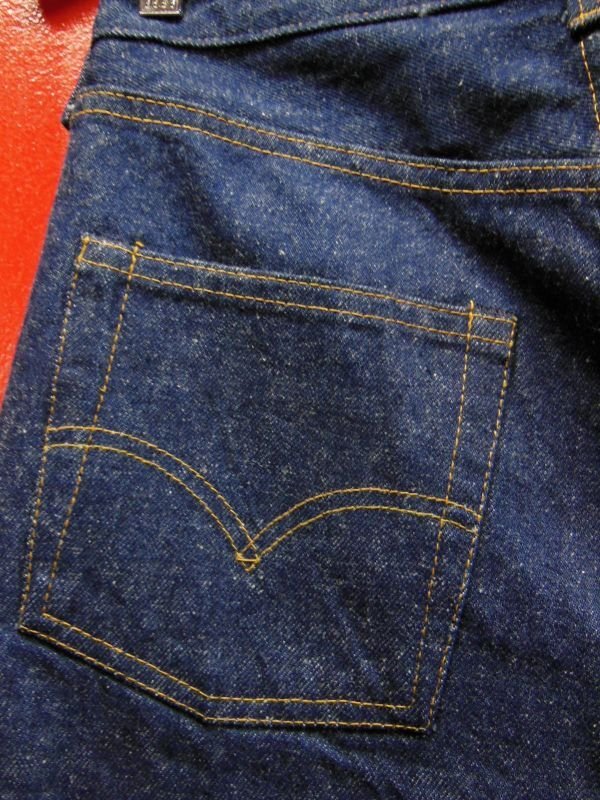 画像9: 1980'S DEADSTOCK UK LEVI'S 501 29X36/ビンテージ フラッシャー付 デッドストック 内股シングル 黒カン 