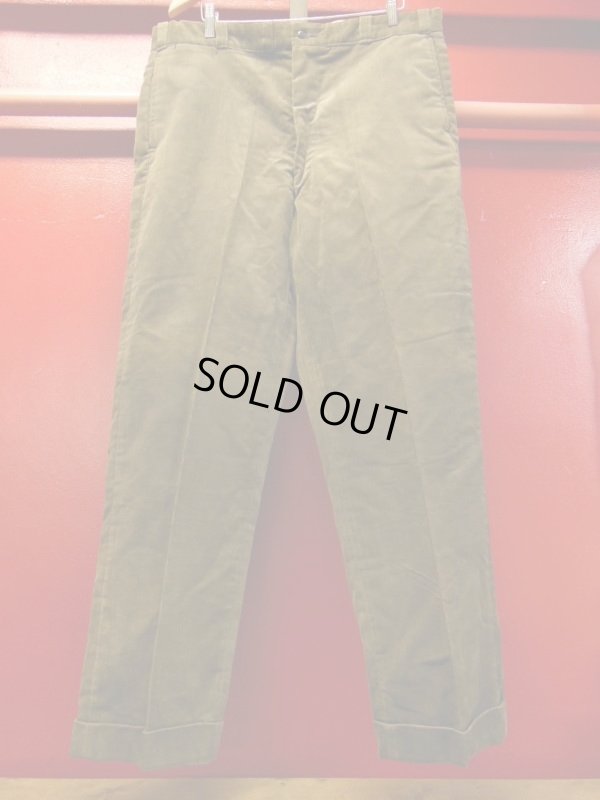画像11: 1960'S DEADSTOCK MW POWR HOUSE BROWN CORDUROY WORK TROUSERS SIZE/40X32