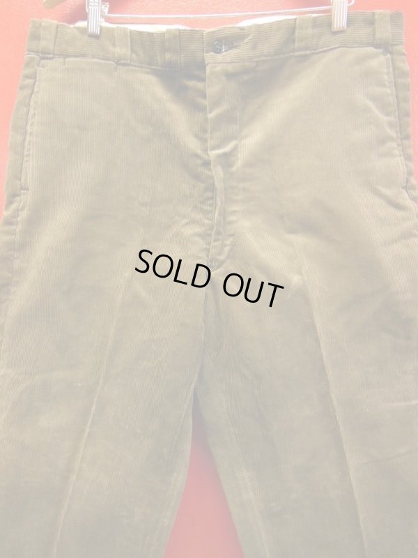 画像4: 1960'S DEADSTOCK MW POWR HOUSE BROWN CORDUROY WORK TROUSERS SIZE/40X32