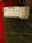 画像9: 1960'S DEADSTOCK MW POWR HOUSE BROWN CORDUROY WORK TROUSERS SIZE/40X32