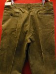 画像1: 1960'S DEADSTOCK MW POWR HOUSE BROWN CORDUROY WORK TROUSERS SIZE/40X32 (1)