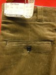 画像2: 1960'S DEADSTOCK MW POWR HOUSE BROWN CORDUROY WORK TROUSERS SIZE/40X32 (2)