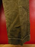 画像12: 1960'S DEADSTOCK MW POWR HOUSE BROWN CORDUROY WORK TROUSERS SIZE/40X32