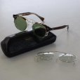 画像1: The GROOVIN HIGH James Dean 1950’s Vintage Style Clip On Sun Glasses （ Green ） (1)