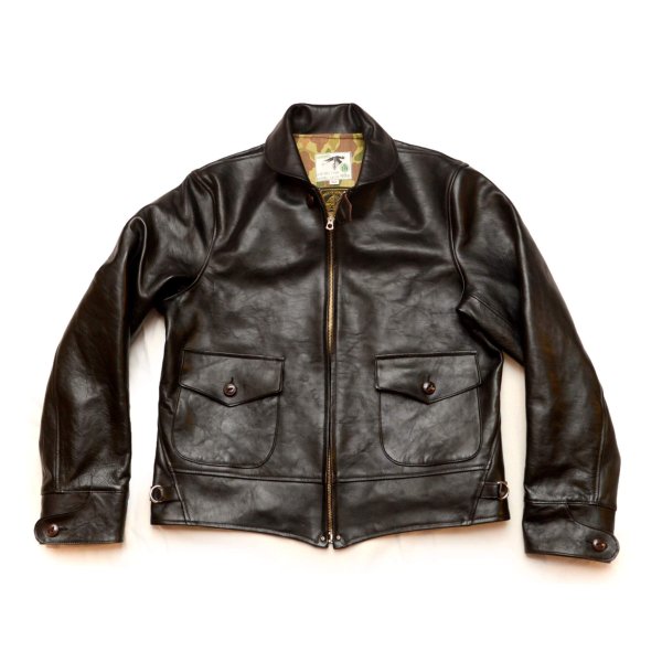 Shinki Horsehide Black Oil Tanned