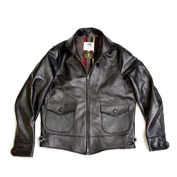 Shinki Horsehide Black Pigment Finish