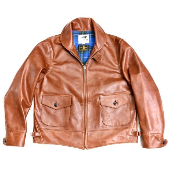 Shinki Horsehide Medium Brown Oil Tanned