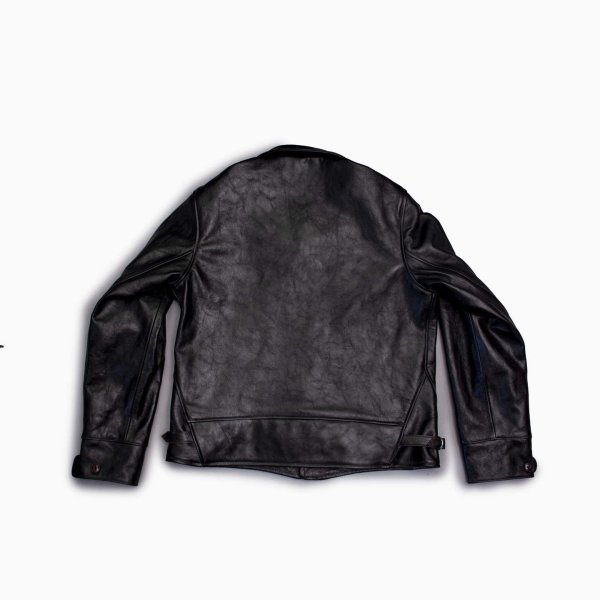 Shinki Horsehide Black Pigment Finish	