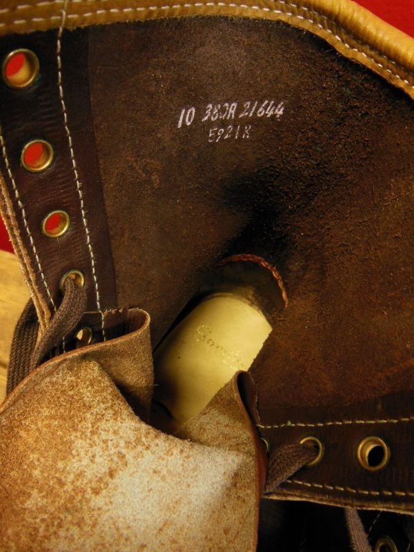画像12: 1960'S DEADSTOCK THE GORILLA SHOE  WORK BOOTS SZ/10EEE