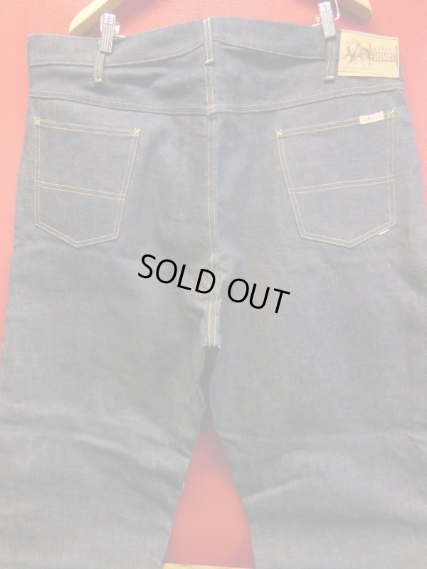 画像3: 1950'S NOS PENNEYS FOREMOST DENIM JEANS SZ/42X33/ 