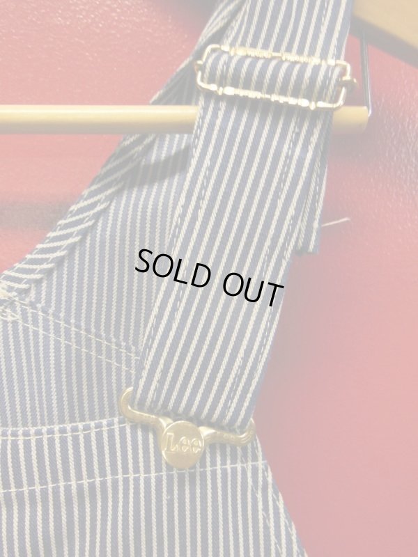 画像9: 1970'S DEADSTOCK LEE HICKORY STRIPE OVERALLS LOT 040-3249 36X34 