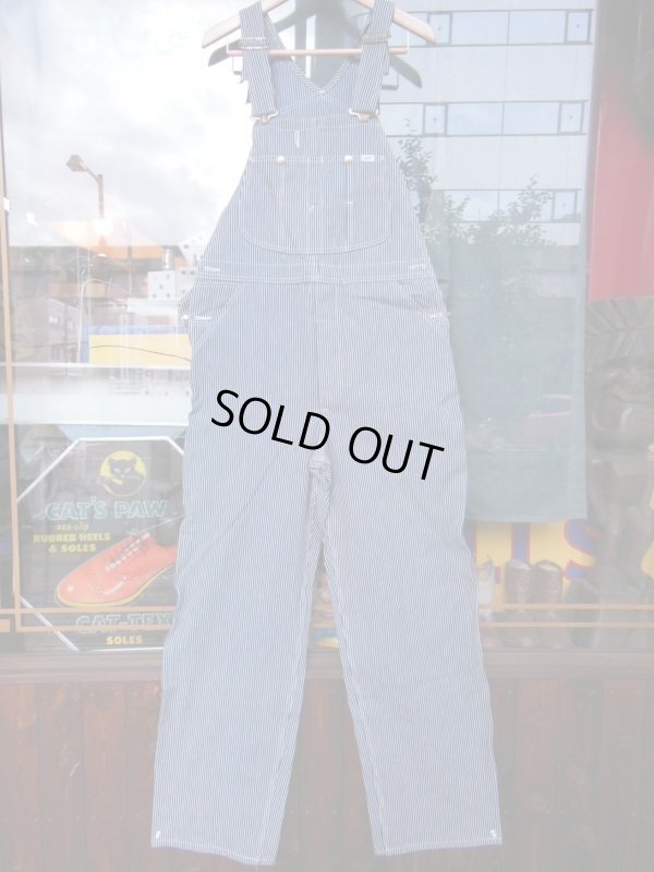 画像4: 1970'S DEADSTOCK LEE HICKORY STRIPE OVERALLS LOT 040-3249 36X34 