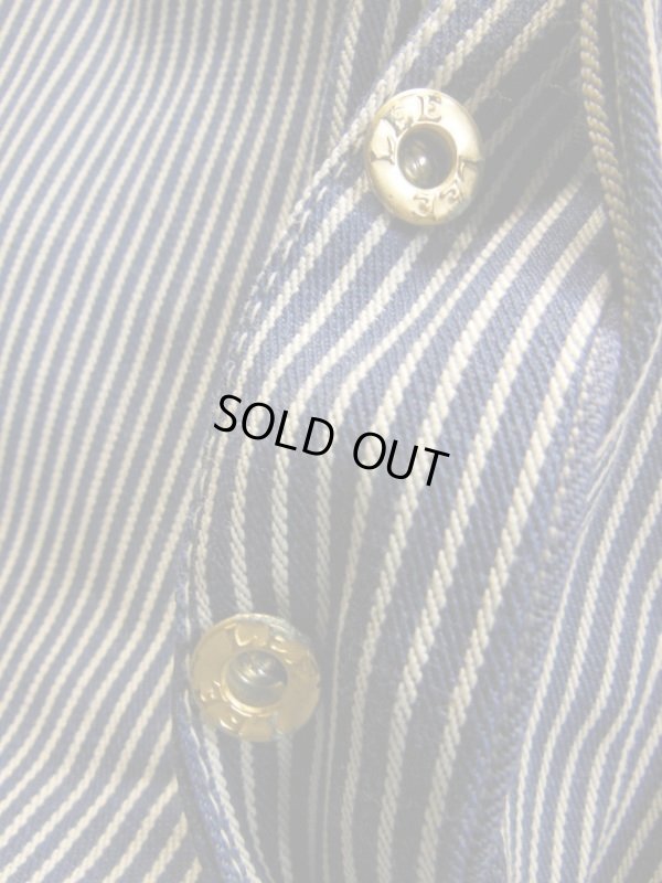 画像14: 1970'S DEADSTOCK LEE HICKORY STRIPE OVERALLS LOT 040-3249 36X34 