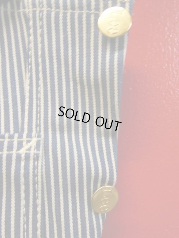 画像12: 1970'S DEADSTOCK LEE HICKORY STRIPE OVERALLS LOT 040-3249 36X34 