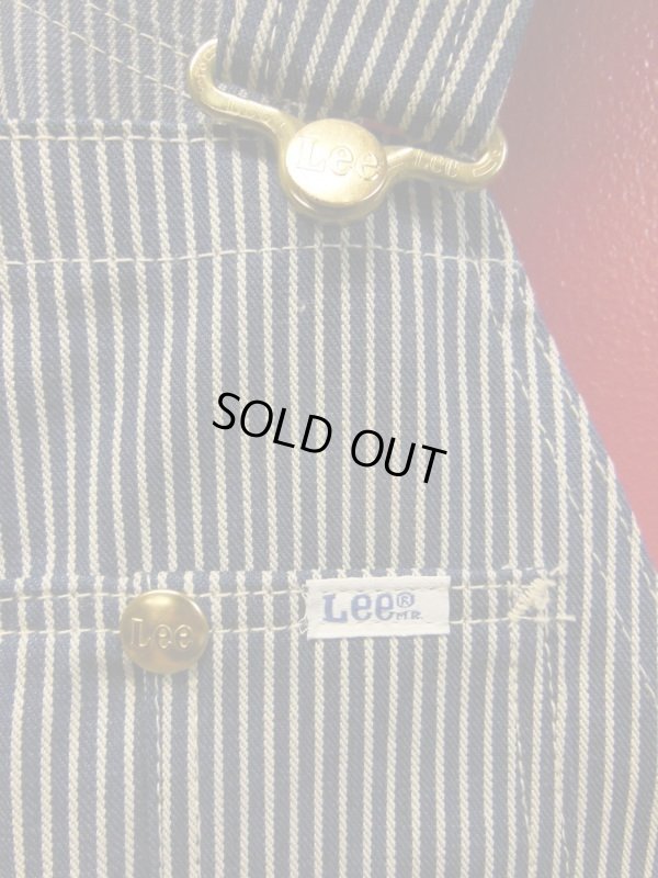 画像10: 1970'S DEADSTOCK LEE HICKORY STRIPE OVERALLS LOT 040-3249 36X34 