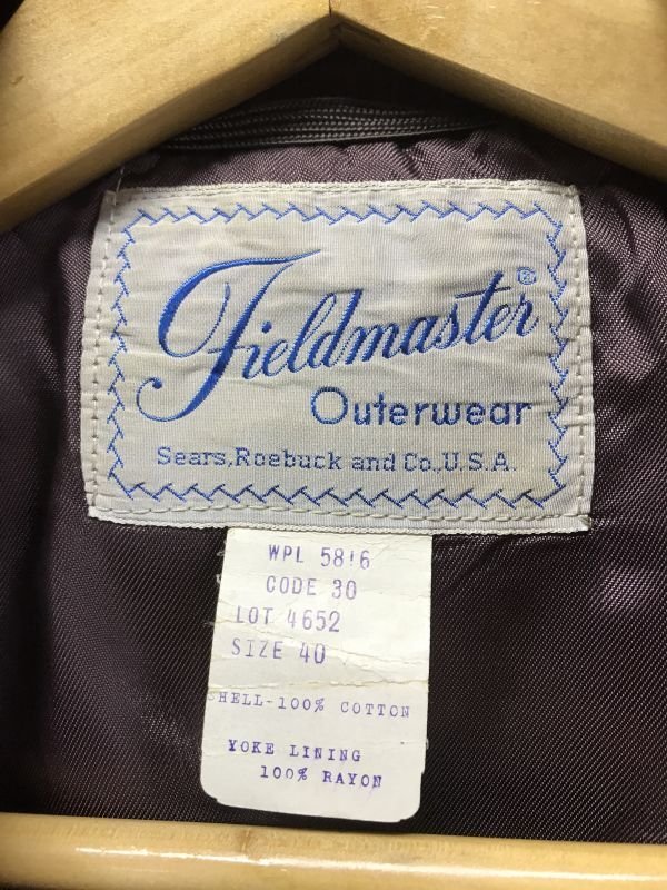 画像9: 1950'S SEARS FIELDMASTER CORDUROY LEISURE JACKET SIZE/40