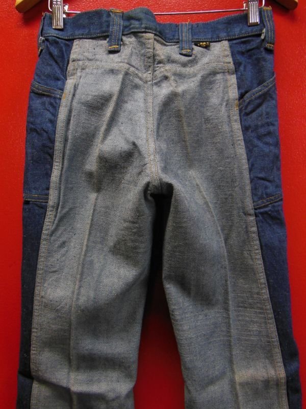 画像7: 1970'S NOS LEE "GEMINI REVERSIBLE JEAN" LOT415-0741 W30/ブーツカット ベルボトム