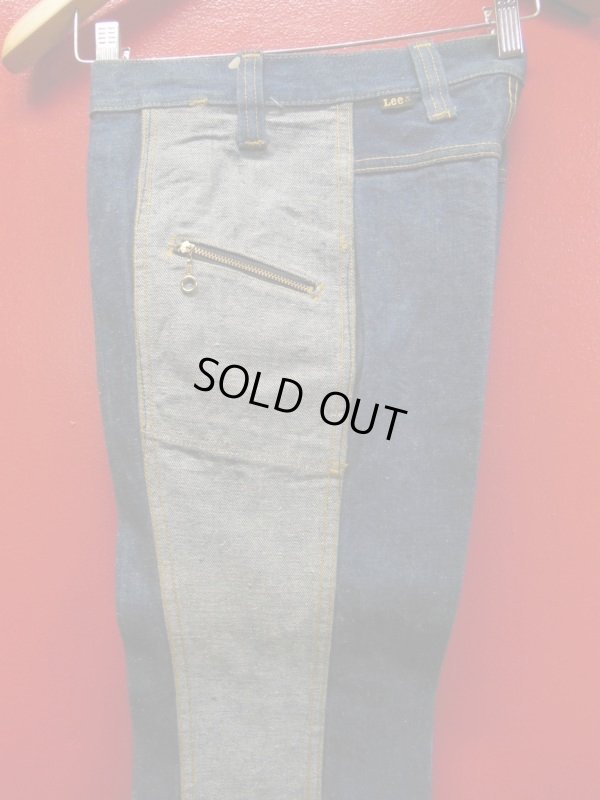 画像15: 1970'S NOS LEE "GEMINI REVERSIBLE JEAN" LOT415-0741 W28/ブーツカット ベルボトム