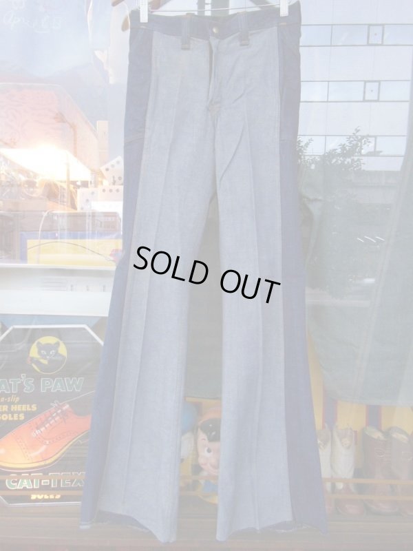 画像5: 1970'S NOS LEE "GEMINI REVERSIBLE JEAN" LOT415-0741 W28/ブーツカット ベルボトム