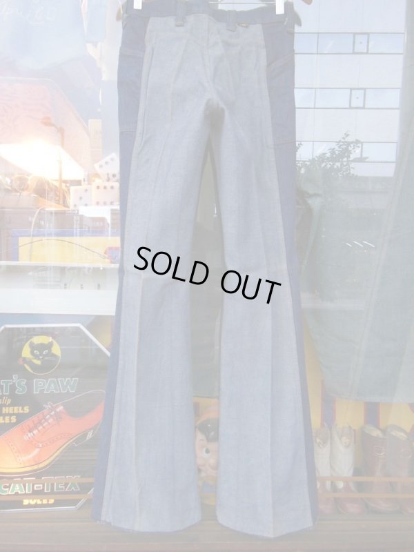 画像6: 1970'S NOS LEE "GEMINI REVERSIBLE JEAN" LOT415-0741 W28/ブーツカット ベルボトム