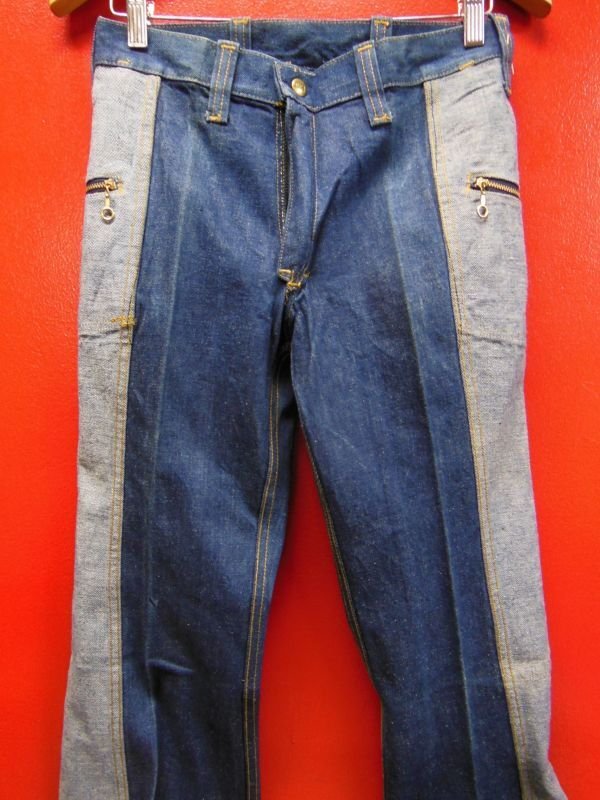 画像16: 1970'S NOS LEE "GEMINI REVERSIBLE JEAN" LOT415-0741 W30/ブーツカット ベルボトム