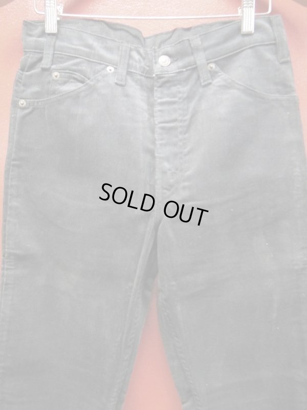 画像5: 1985'S DEADSTOCK LEVI'S 517-1517 CORDUROY PANTS 31X34 スミ黒ほぼ黒