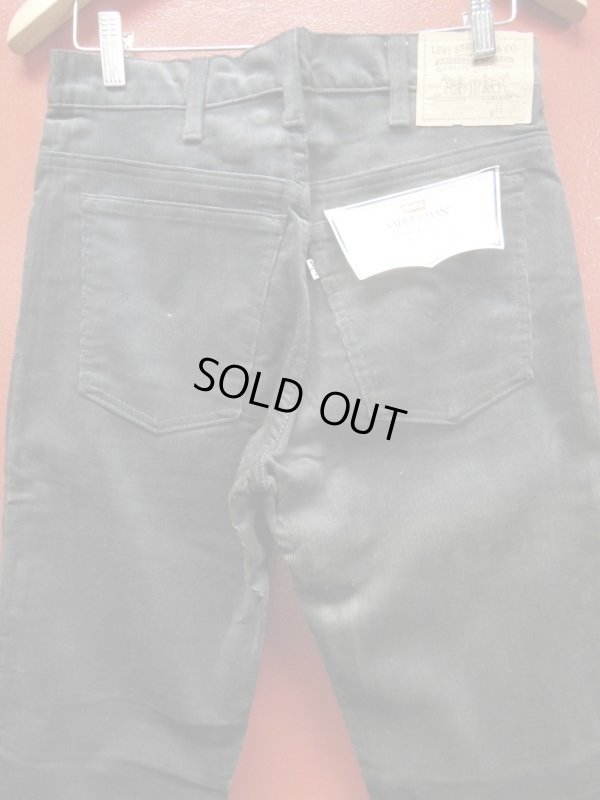 画像4: 1985'S DEADSTOCK LEVI'S 517-1517 CORDUROY PANTS 31X34 スミ黒ほぼ黒