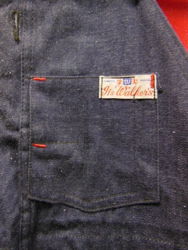 画像10: 1930'S〜 DEADSTOCK It's Walker's Trainmen OVERALLS SZ 34