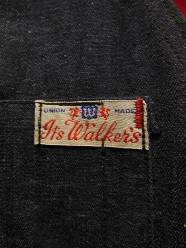 画像11: 1930'S〜 DEADSTOCK It's Walker's Trainmen OVERALLS SZ 34