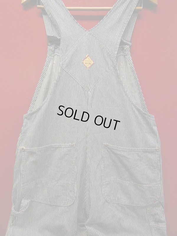 画像8: 1950'S〜 PAYDAY HICKORY STRIPE OVERALLS 36X30