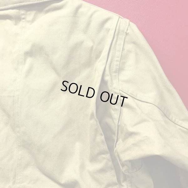 画像18: 1940S DEADSTOCK RED HEAD BONE DRY CANVAS DUCK HUNTING JACKET/SIZE-38