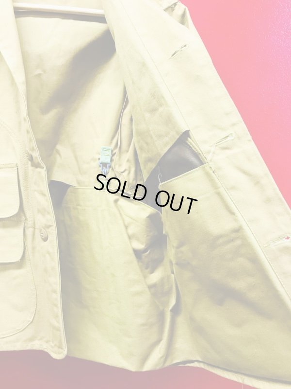 画像6: 1940S DEADSTOCK RED HEAD BONE DRY CANVAS DUCK HUNTING JACKET/SIZE-38