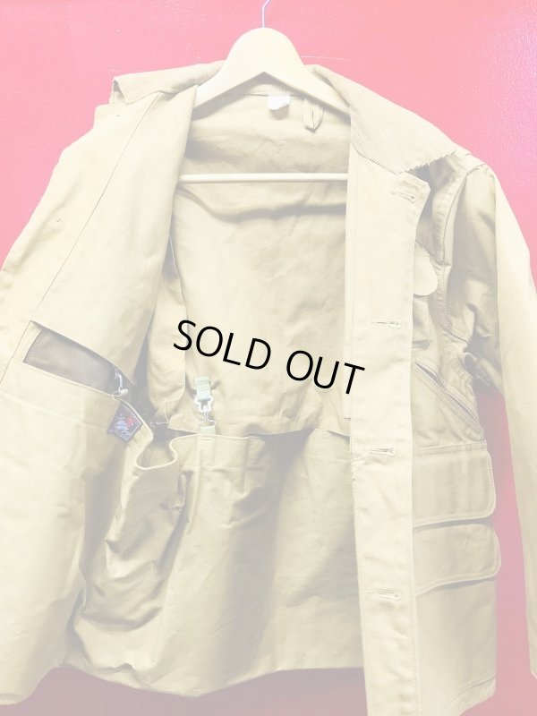 画像3: 1940S DEADSTOCK RED HEAD BONE DRY CANVAS DUCK HUNTING JACKET/SIZE-38