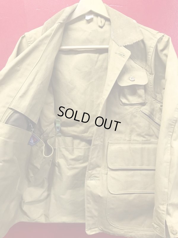 画像4: 1940S DEADSTOCK RED HEAD BONE DRY CANVAS DUCK HUNTING JACKET/SIZE-38