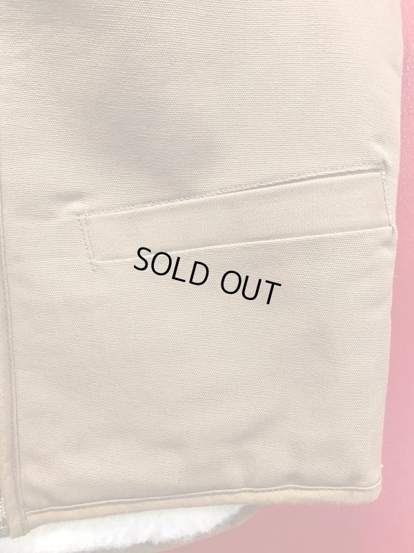 画像4: 1970'S DEADSTOCK CARHARTT BROWN DUCK PILE LINED VEST LOT-6SV/SMALL