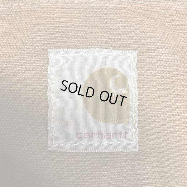 画像6: 1970'S CARHARTT BROWN DUCK W/KNEE PANTS LOT 62W 37X29 