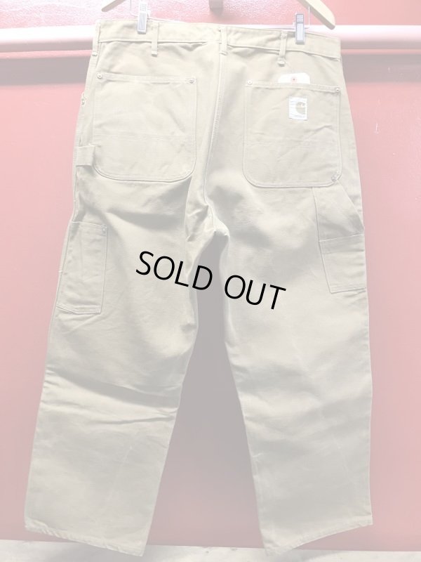 画像9: 1970'S CARHARTT BROWN DUCK W/KNEE PANTS LOT 62W 37X29 