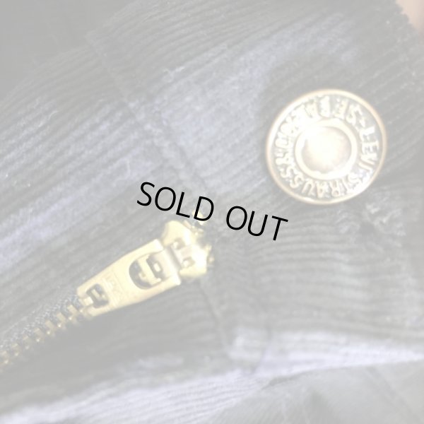 画像6: 1980'S〜 DEADSTOCK LEVI'S 517 CORDUROY PANTS 36X33 スミ黒ほぼ黒