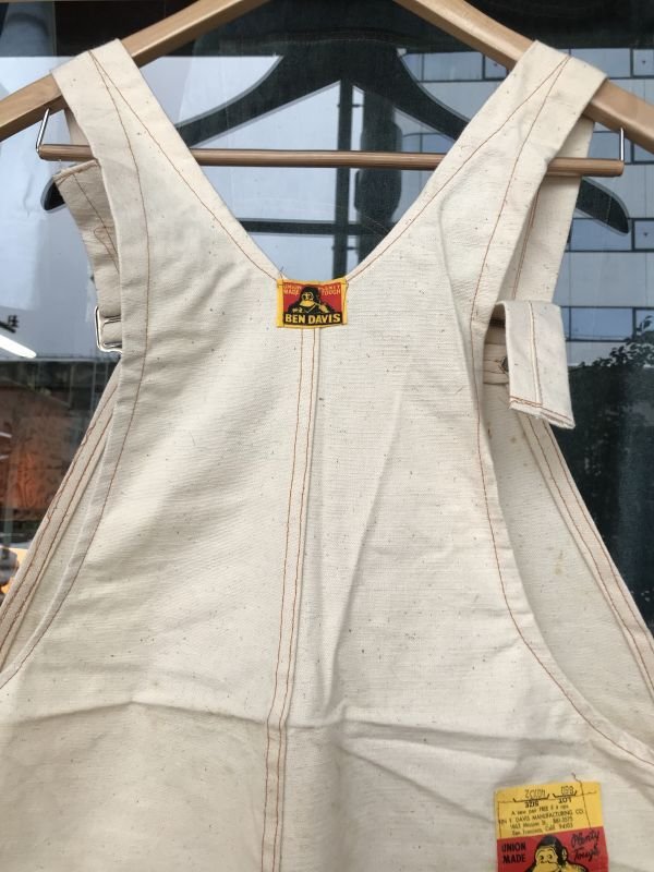 画像7: 1950'S〜 DEADTOCK BEN DAVIS CANVAS OVERALLS 40X32