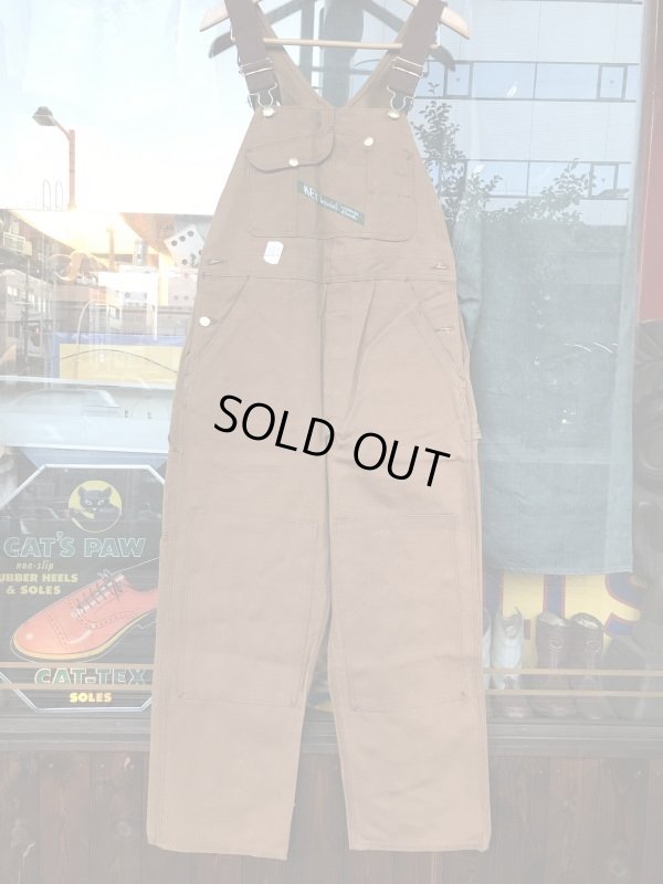 画像7: 1970'S DEADSTOCK KEY BROWN DUCK OVERALLS SIZE/36-28 
