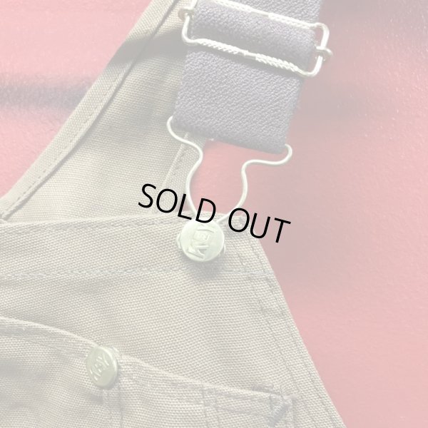 画像4: 1970'S DEADSTOCK KEY BROWN DUCK OVERALLS SIZE/36-28 