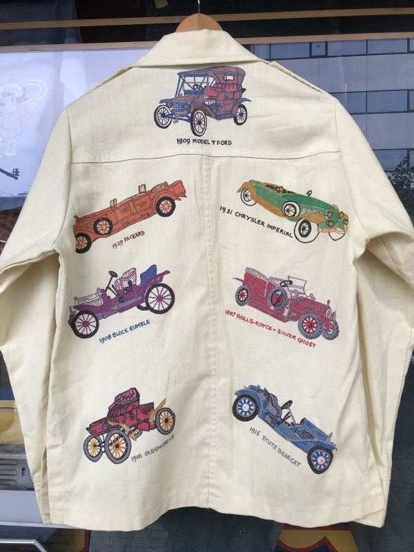 画像19: 1970'S LEVI'S PANATERA ANTIQUE CARS HAND PAINTED JACKET /MEDIUM ビンテージ  ハンドペイント